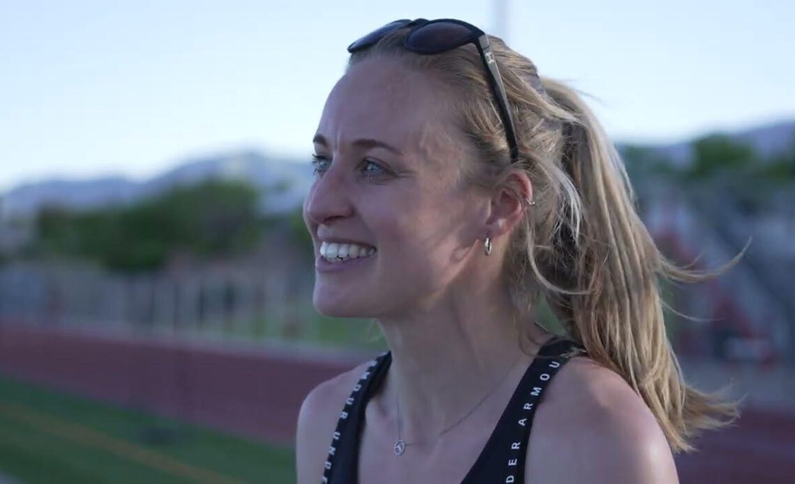 Katie Snowden After Tough 800m Workout With  Elle Purrier St. Pierre