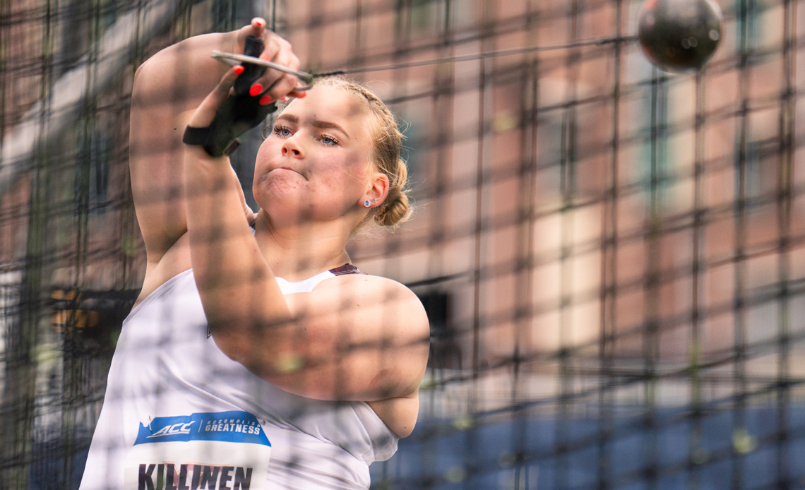 Killinen and Stejfova capture silver and bronze on day one of the ACC Outdoor Championships