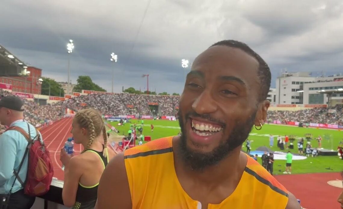 Matthew Hudson-Smith Reacts To Demolishing 400m European Record At Diamond League Oslo 2024