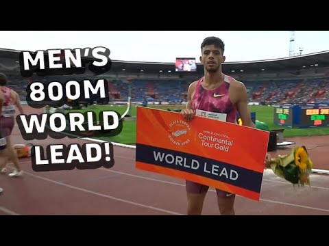 Men's 800m WORLD LEAD Set At 2024 Continental Tour Ostrava Golden Spike