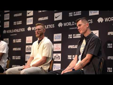 Prefontaine Classic Bowerman Mile Press Conference | Jakob Ingebrigtsen, Josh Kerr & Yared Nuguse