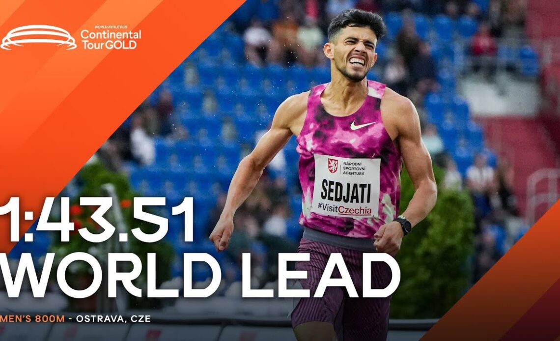 Sedjati dominates 800m in Ostrava | Continental Tour Gold 2024