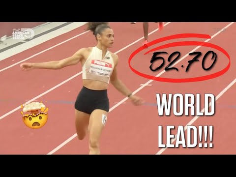 Sydney McLaughlin Runs World-Leading 52.70 In Her First 400m Hurdles Race Since 2022!