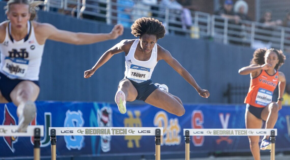 Troupe, Jortberg Lead Tech In Day One of Championships – Georgia Tech Yellow Jackets