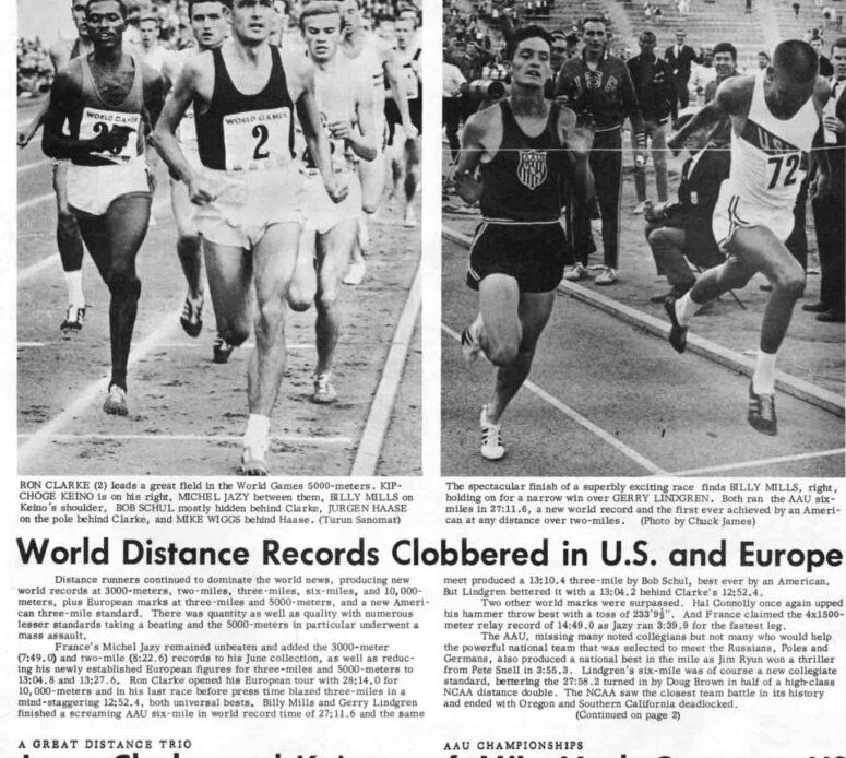 This Day in Track & Field History, June 4, Ron Clarke runs 5,000m WR, TFN called it "the Greatest Distance Race of All Times", by Walt Murphy News and Results Services