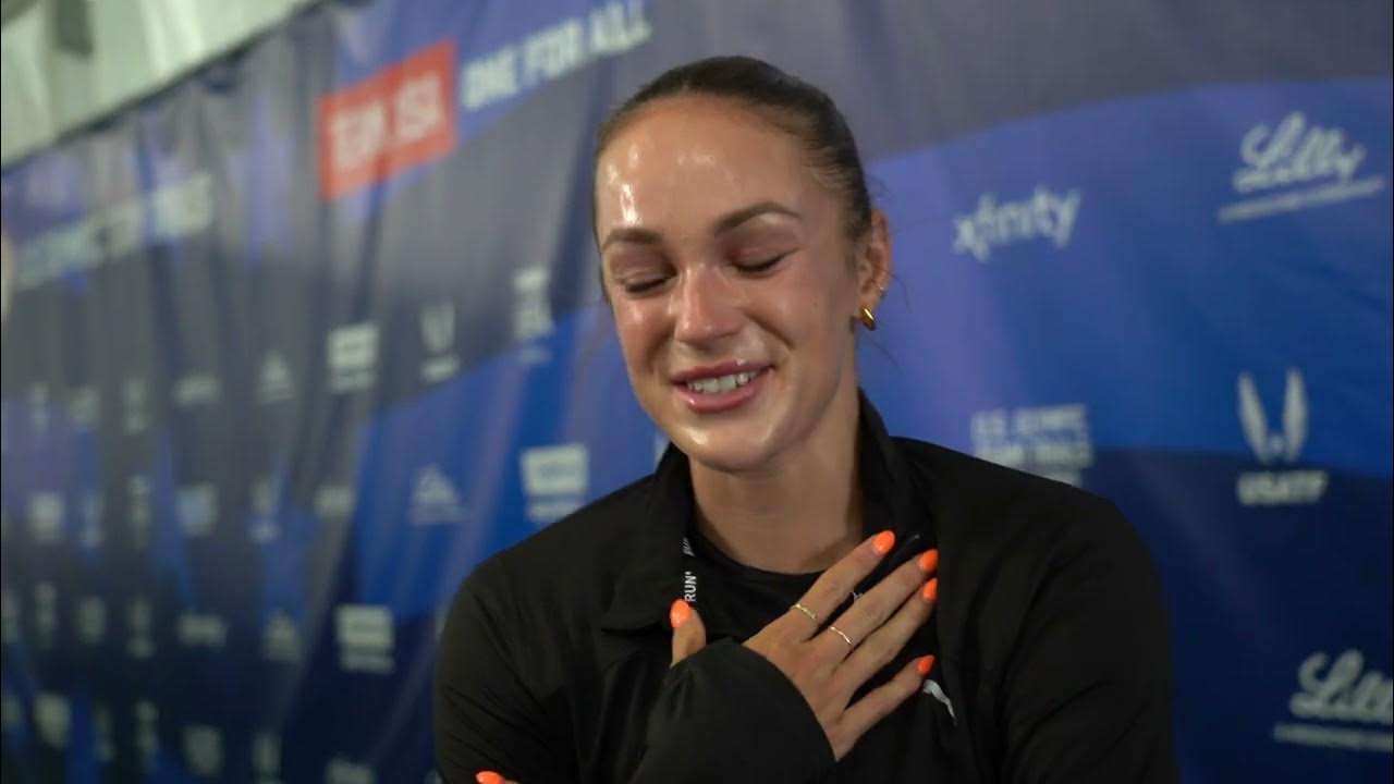 Abby Steiner Gave The 200m Final Everything She Had