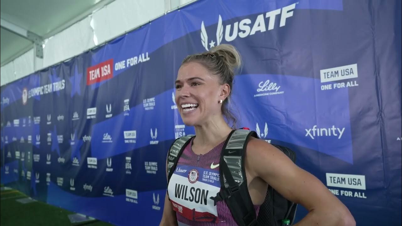 Allie Wilson talks about Surviving and Advancing after her 2:01 opener at the U.S. Olympic Trials