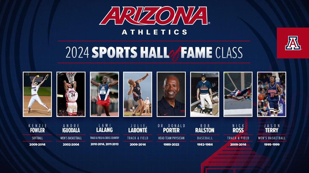 Arizona Athletics Announces 2024 Class for Arizona Sports Hall of Fame