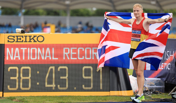 British 10,000m race walk record for Callum Wilkinson