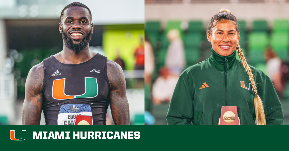 Campre and Teixeira Tabbed First Team All-Americans On Day Two In Eugene – University of Miami Athletics