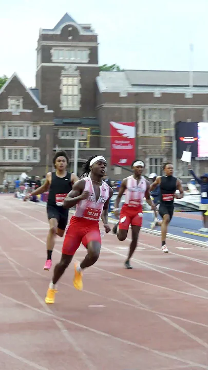 Christian Miller Runs CRAZY 9.95 (+1.2) 100m Semifinal At New Balance Nationals Outdoor!