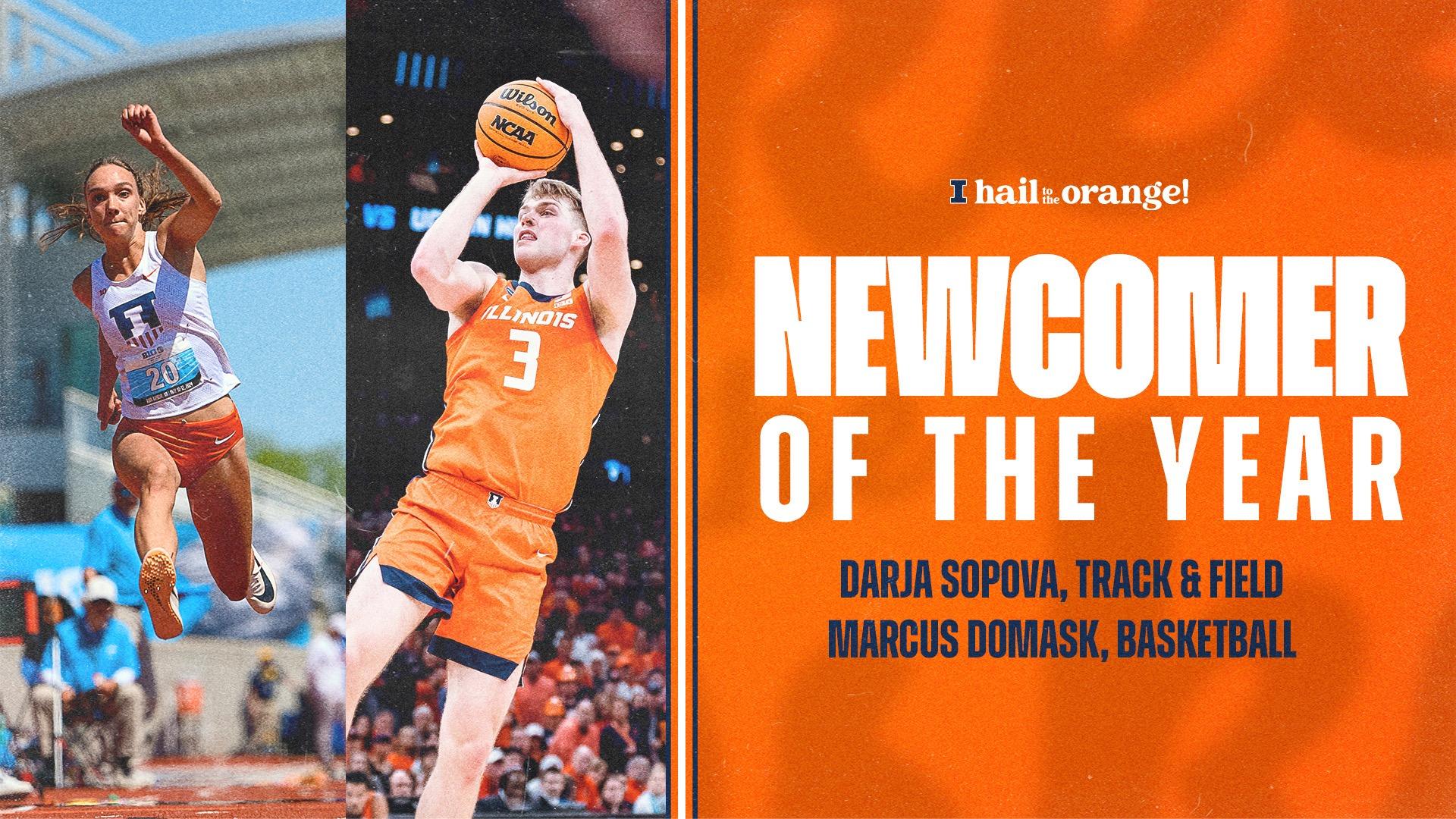 Domask, Sopova Named Illinois Newcomer of the Year