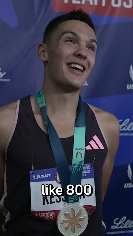 Hobbs Kessler Makes U.S. Olympic Team In Both The 1,500m AND 800m!