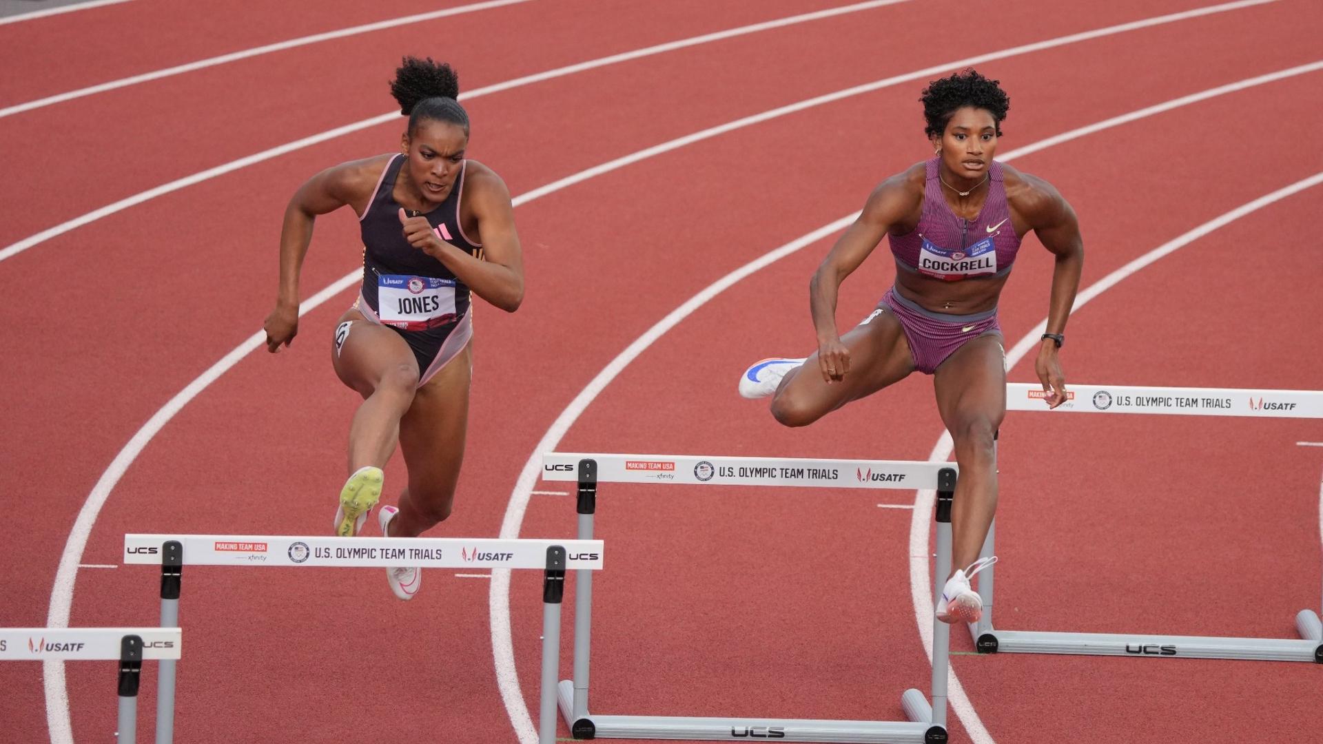 Jones, Cockrell, Muhammad In 400m H & Ali In 100m H Advance To Finals At 2024 U.S. Olympic T&F Team Trials