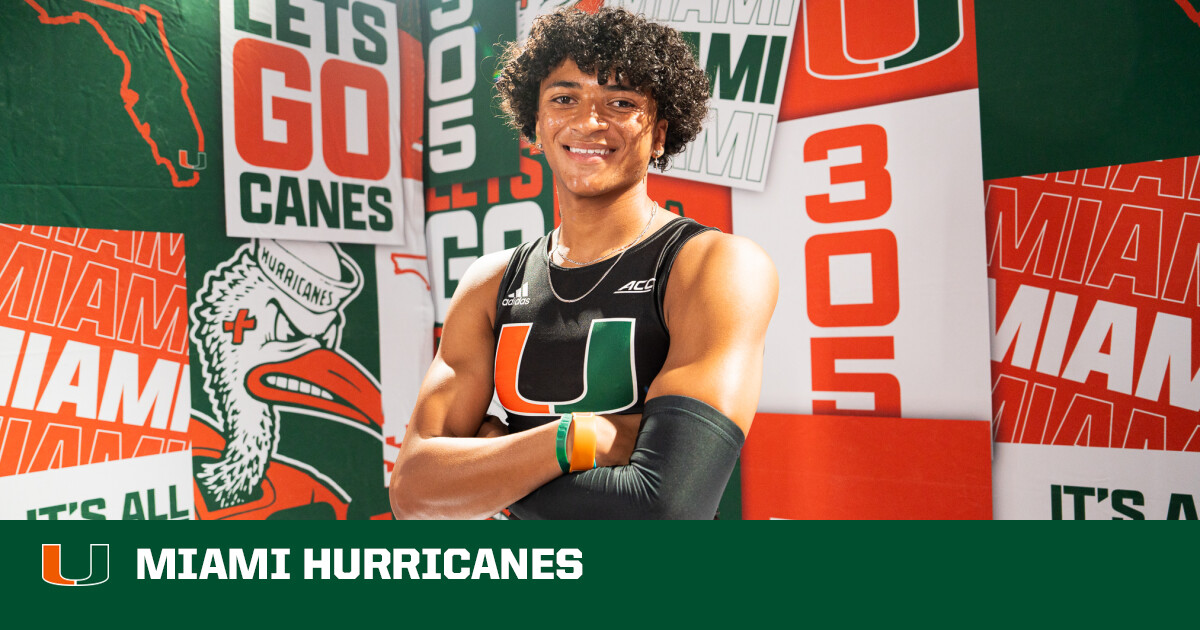 Malone Named ACC Men’s Track Rookie Athlete of the Year – University of Miami Athletics