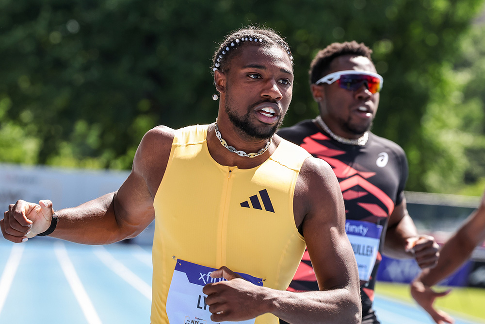 NYC Grand Prix Men — Negative Wind No Problem For Lyles