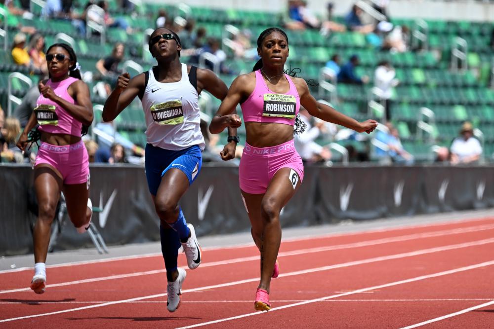 News - Celeste Robinson Lights Up Nike Outdoor Nationals With 22.82 200 Meters