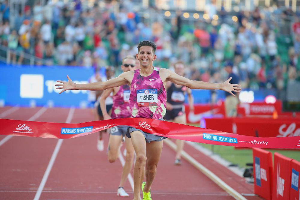 News - Grant Fisher Wins Men's 10,000 Meters To Cap Day One At The U.S. Olympic Team Trials