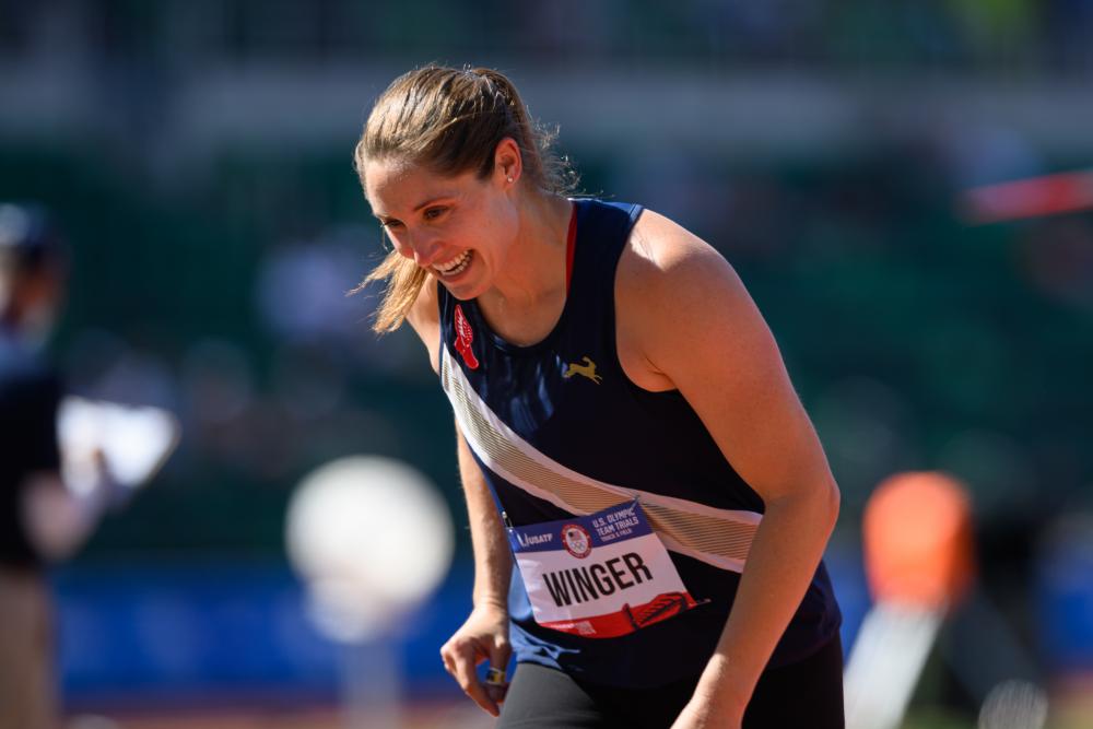 News - Kara Winger Overcomes Sixth-Time Jitters, Snaps Back Into Place As Top Qualifier In Women's Javelin