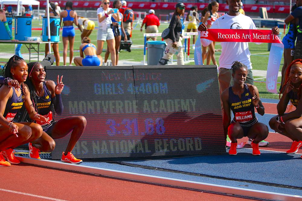 News - Montverde Academy Girls 4x400, Crater Boys DMR Both Set U.S. High School Records to Cap Memorable New Balance Nationals