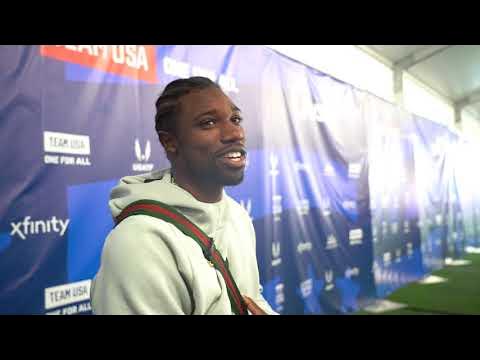 Noah Lyles Didn't Want To Give Up His Whole 200m Race In First Round