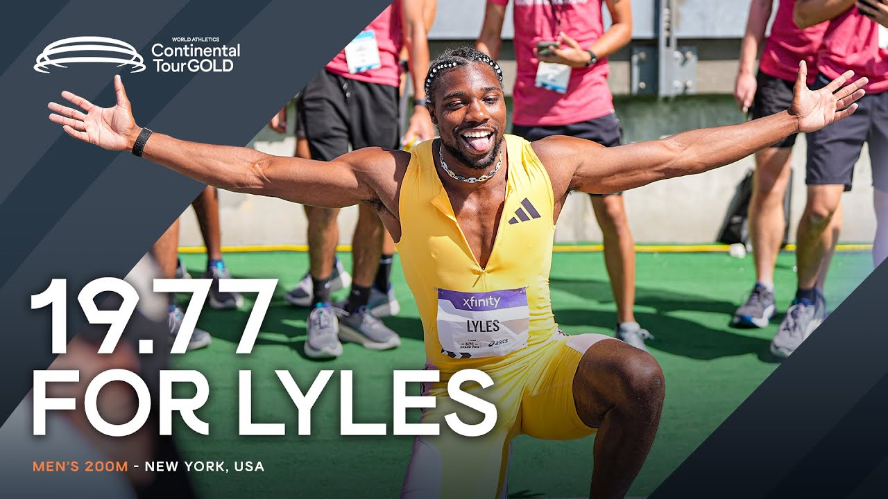 Noah Lyles is unstoppable in the 200m Continental Tour Gold 2024