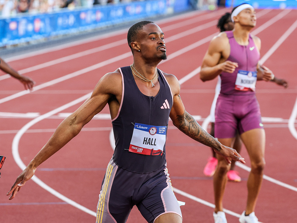 Olympic Trials Men’s 400 — Quincy Hall Just Kept Coming