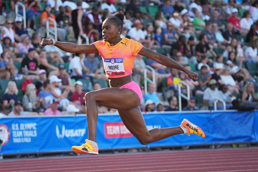 Olympic Trials Women’s Triple Jump — Familiar Top 3, New Champ