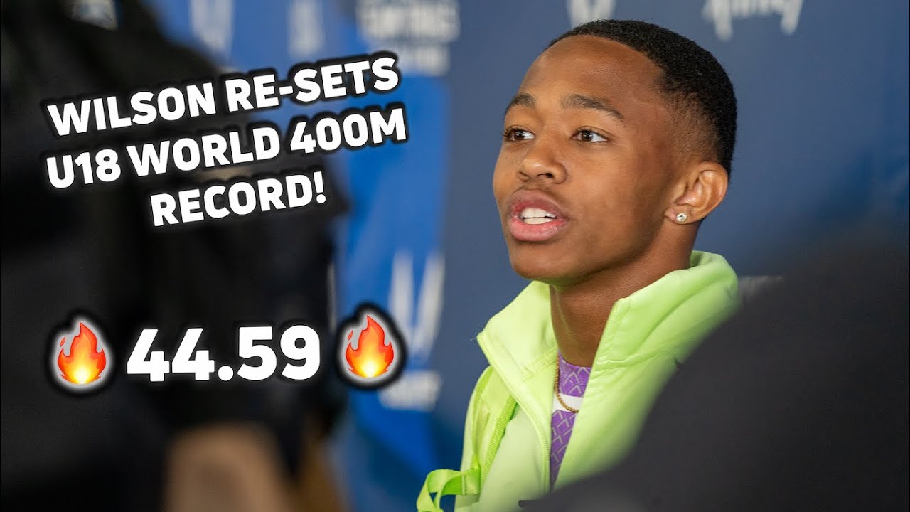 Quincy Breaks the U18 World Record AGAIN, 44.59 400m!