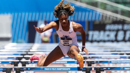 Smith Completes Day One of Women’s Heptathlon