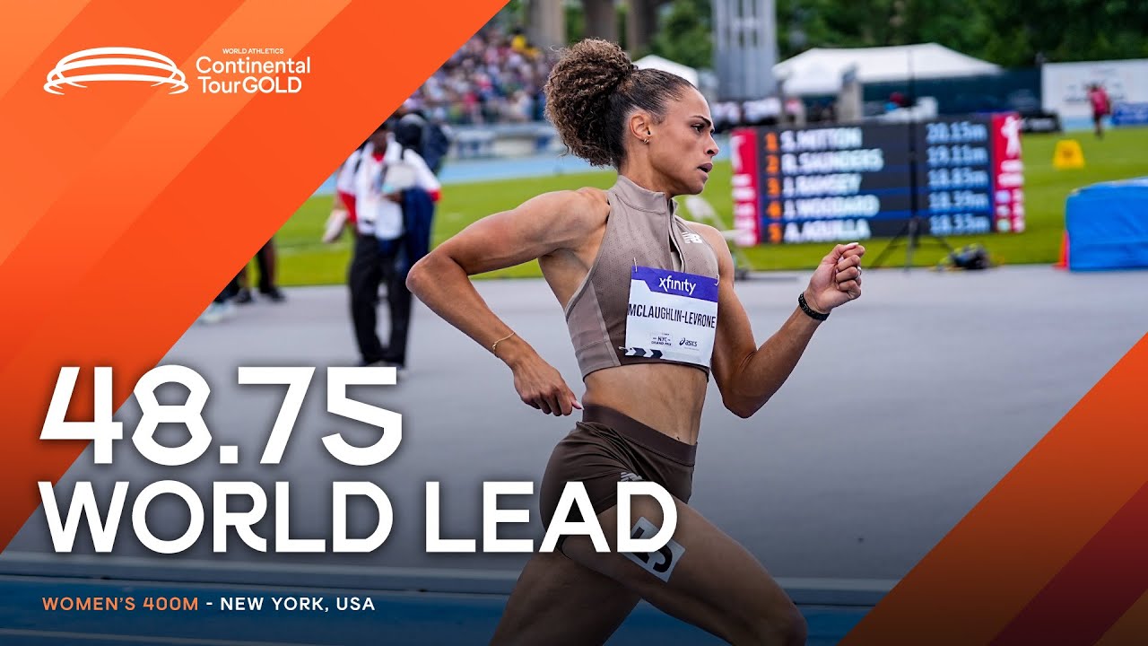 Sydney McLaughlin-Levrone storms to 400m world lead 🔥 | Continental Tour Gold 2024