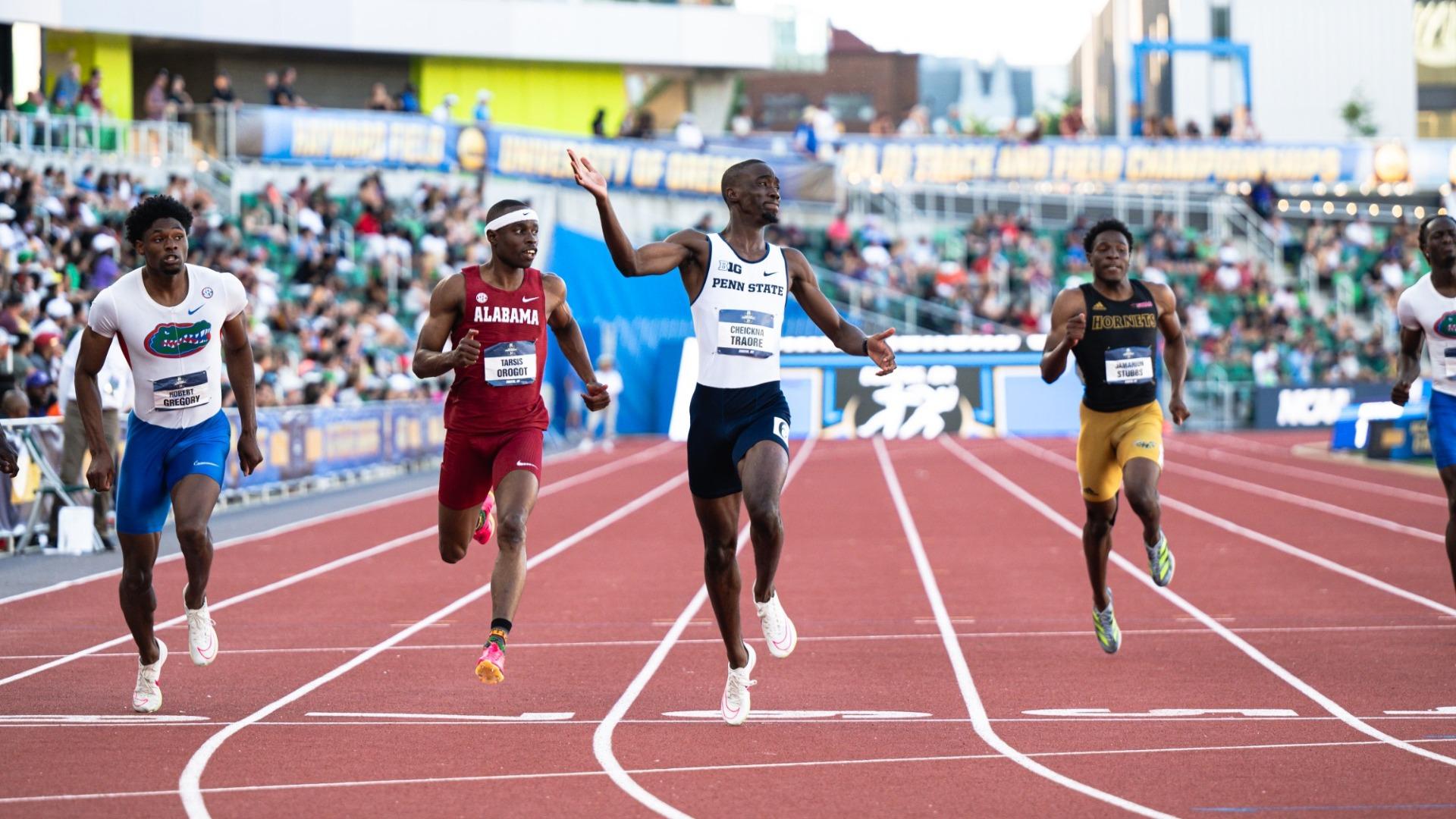 Traore Wins 200-Meter Title in Final Race as a Nittany Lion