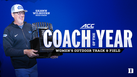 Wilbourn Tabbed 2024 ACC Women’s Outdoor Coach of the Year