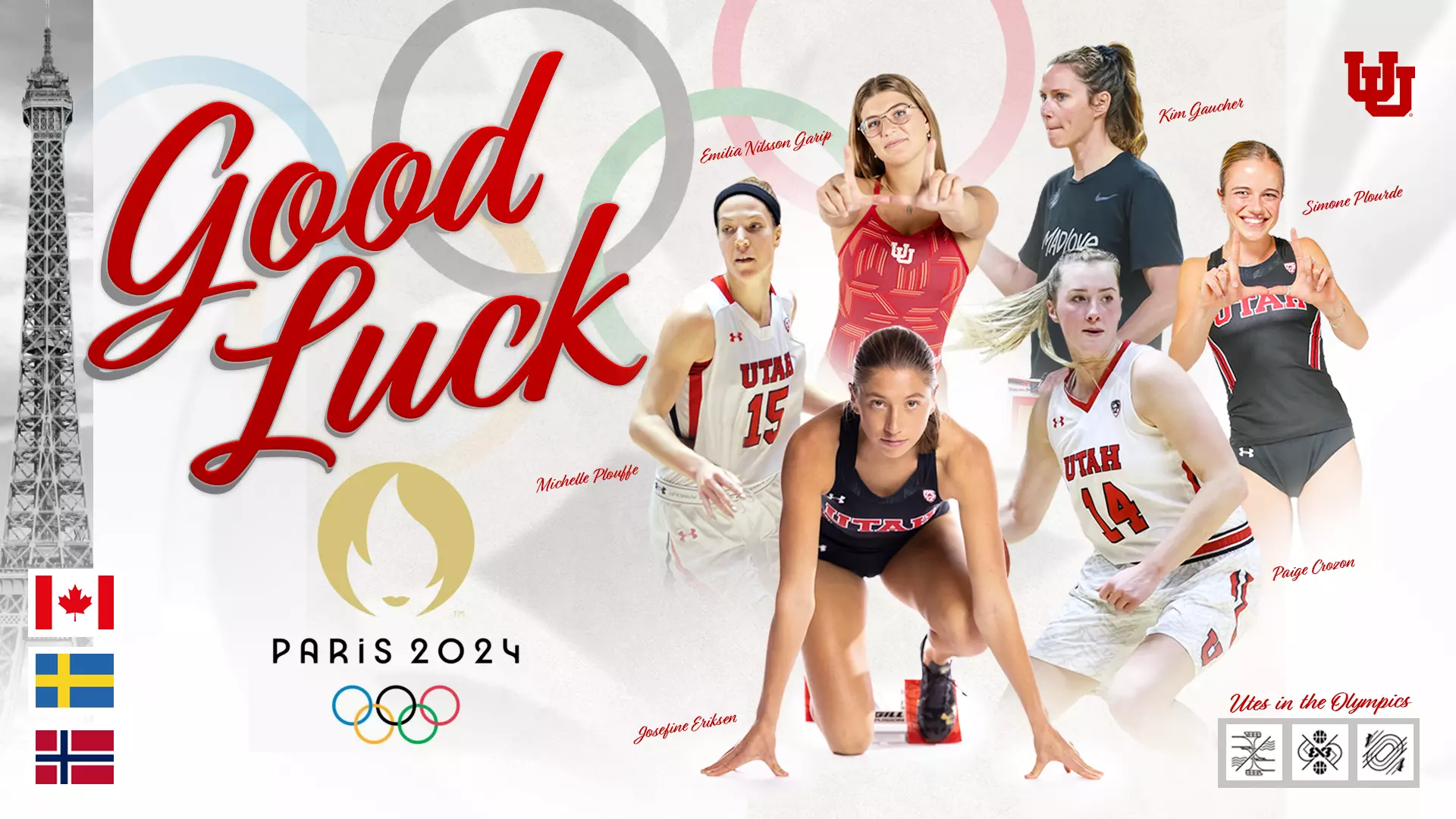 Six Utes Preparing for Start of XXXIII Olympiad in Paris