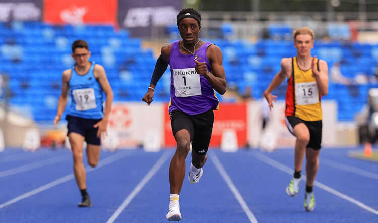 Teenage sprinter Divine Iheme excels at England U15 and U17 Champs