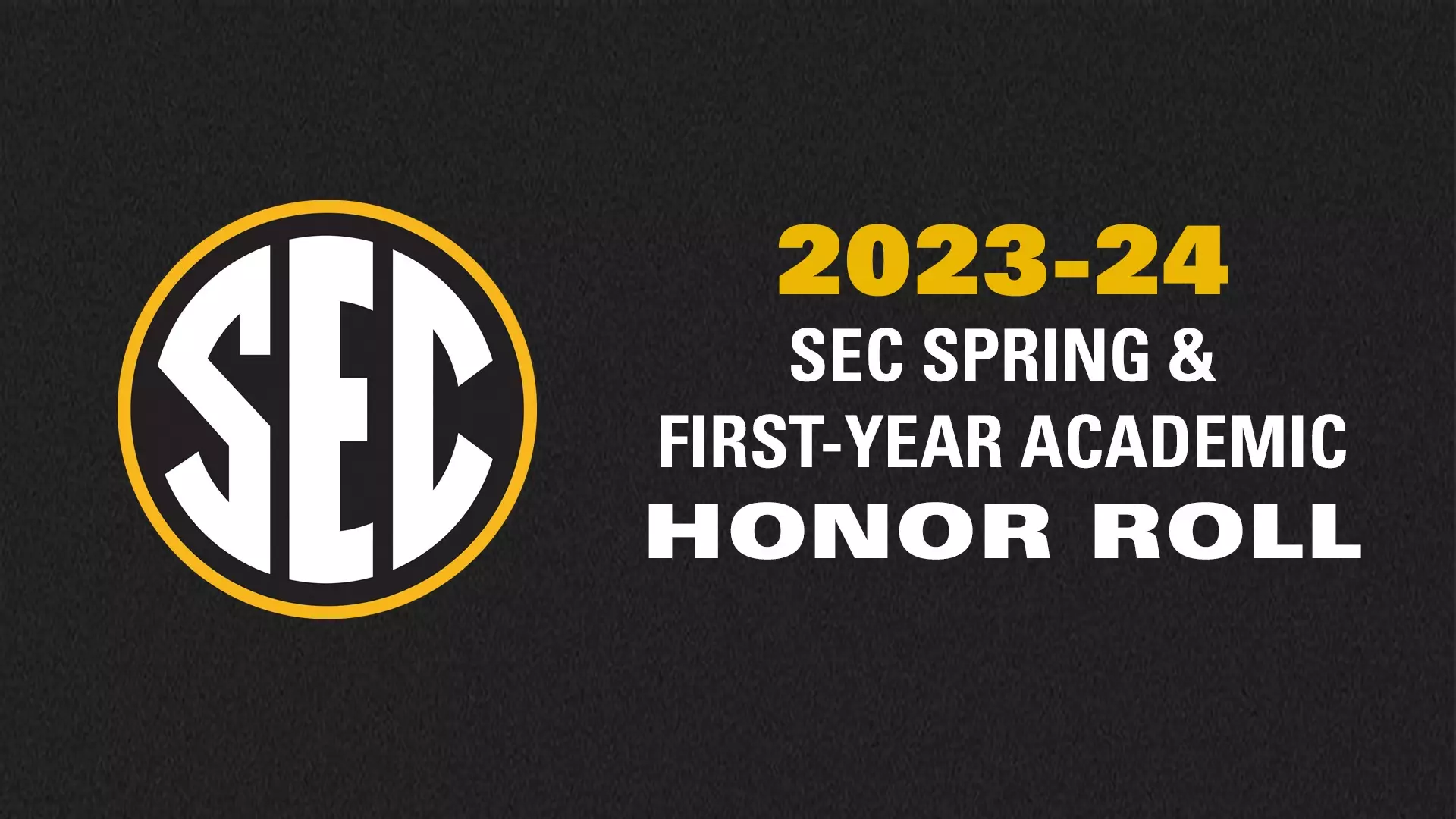 195 Tigers Listed on SEC Spring & First-Year Honor Rolls