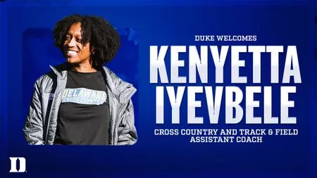 Duke Track & Field Welcomes Kenyetta Iyevbele to Coaching Staff