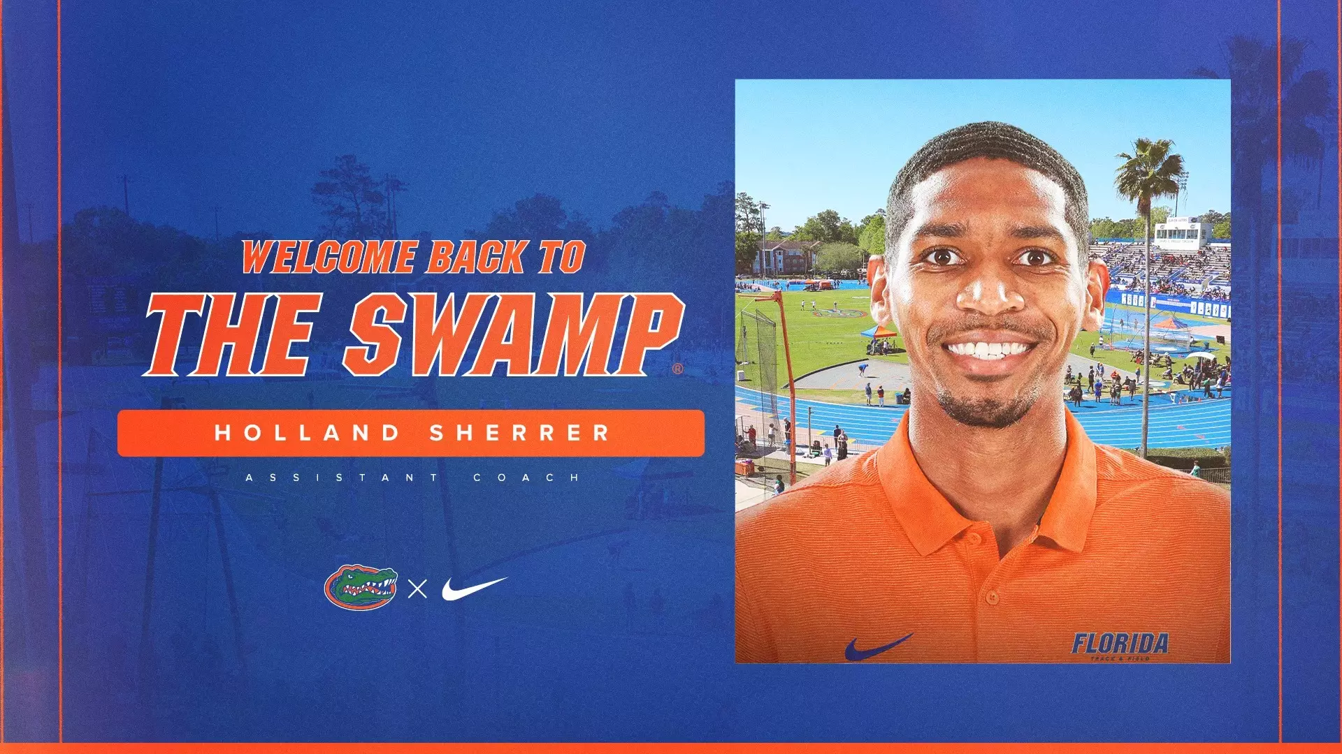 Florida Adds Holland Sherrer to Track and Field Coaching Staff