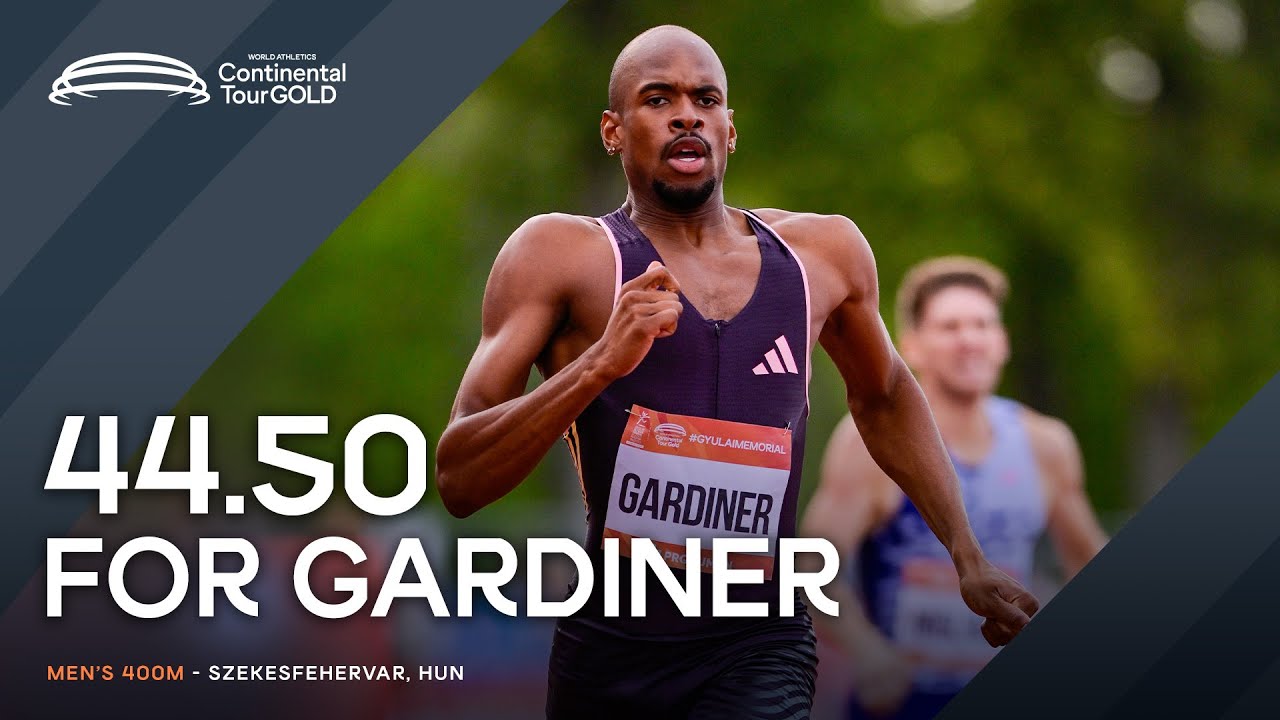 Gardiner clocks 44.50 400m in at Gyulai István Memorial | Continental Tour Gold 2024