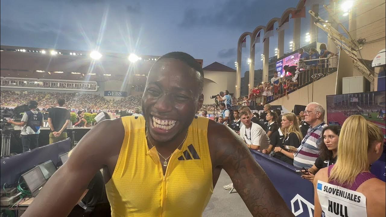 Grant Holloway On HIs 13.01 Win In Men's 110m Hurdles At Diamond League Monaco 2024