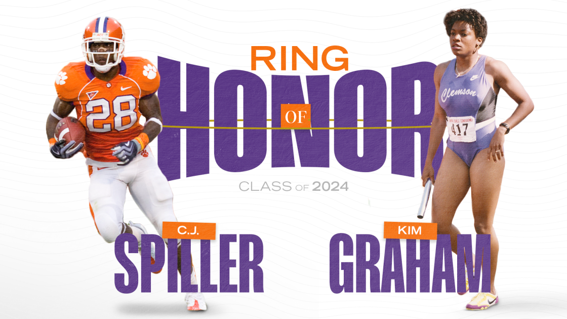 Kim Graham, C.J. Spiller to be Inducted into Clemson Ring of Honor – Clemson Tigers Official Athletics Site