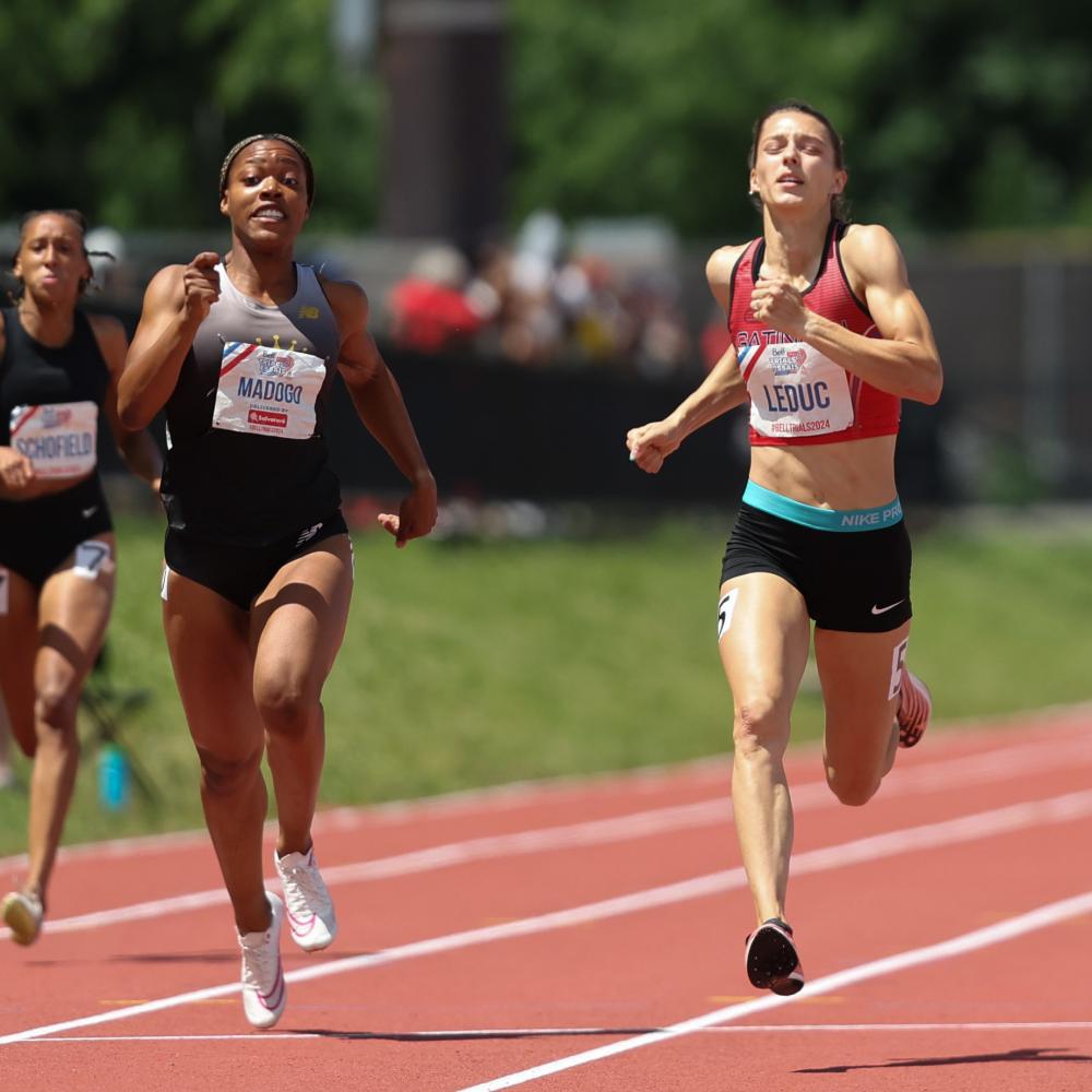 News - Audrey Leduc Secures Sprint Sweep at Bell Track and Field Trials