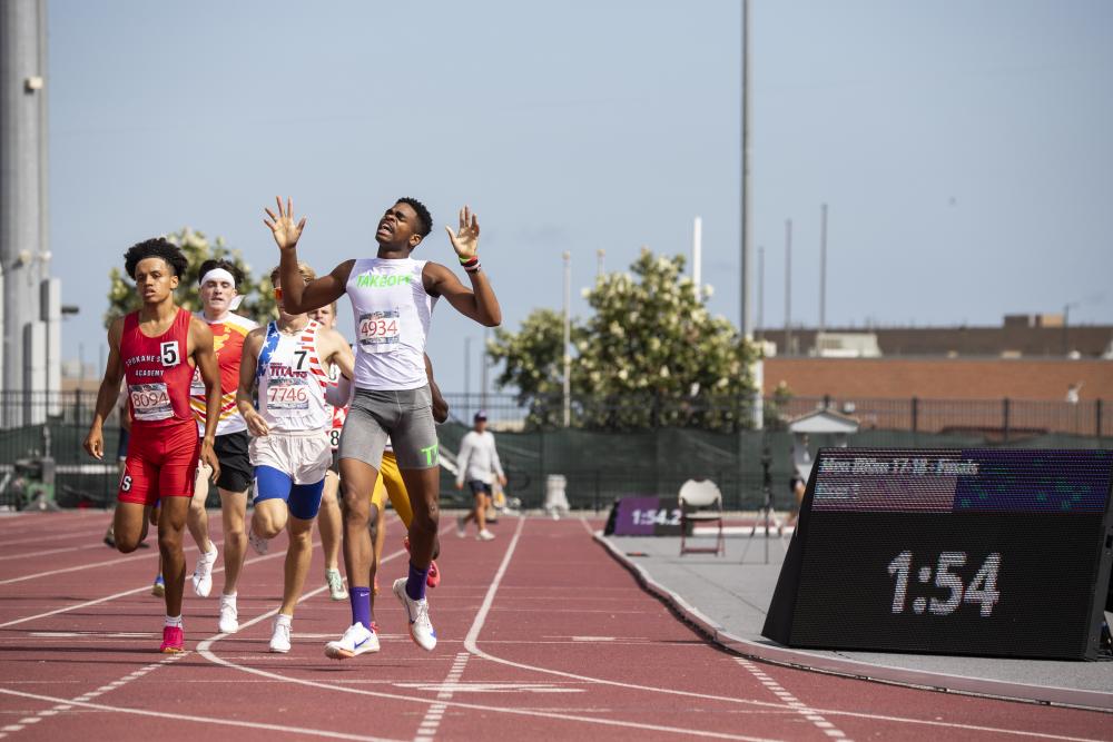 News - Keayari Thompson Completes 400-800 Double To Close Out USATF Junior Olympics