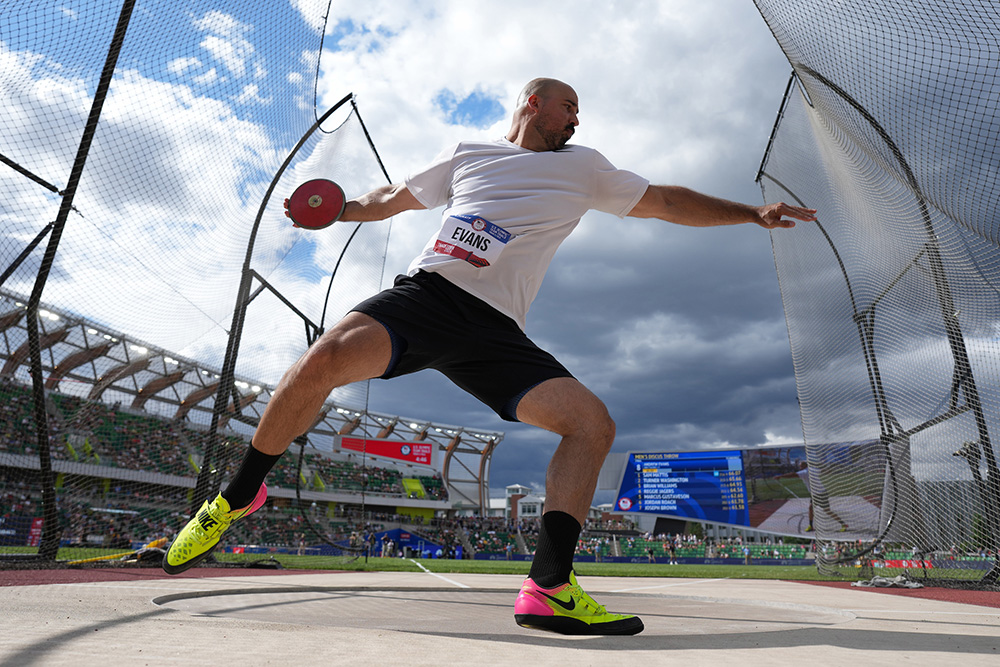Olympic Trials Men’s Discus — Games No. 2 For Evans After 8 Years