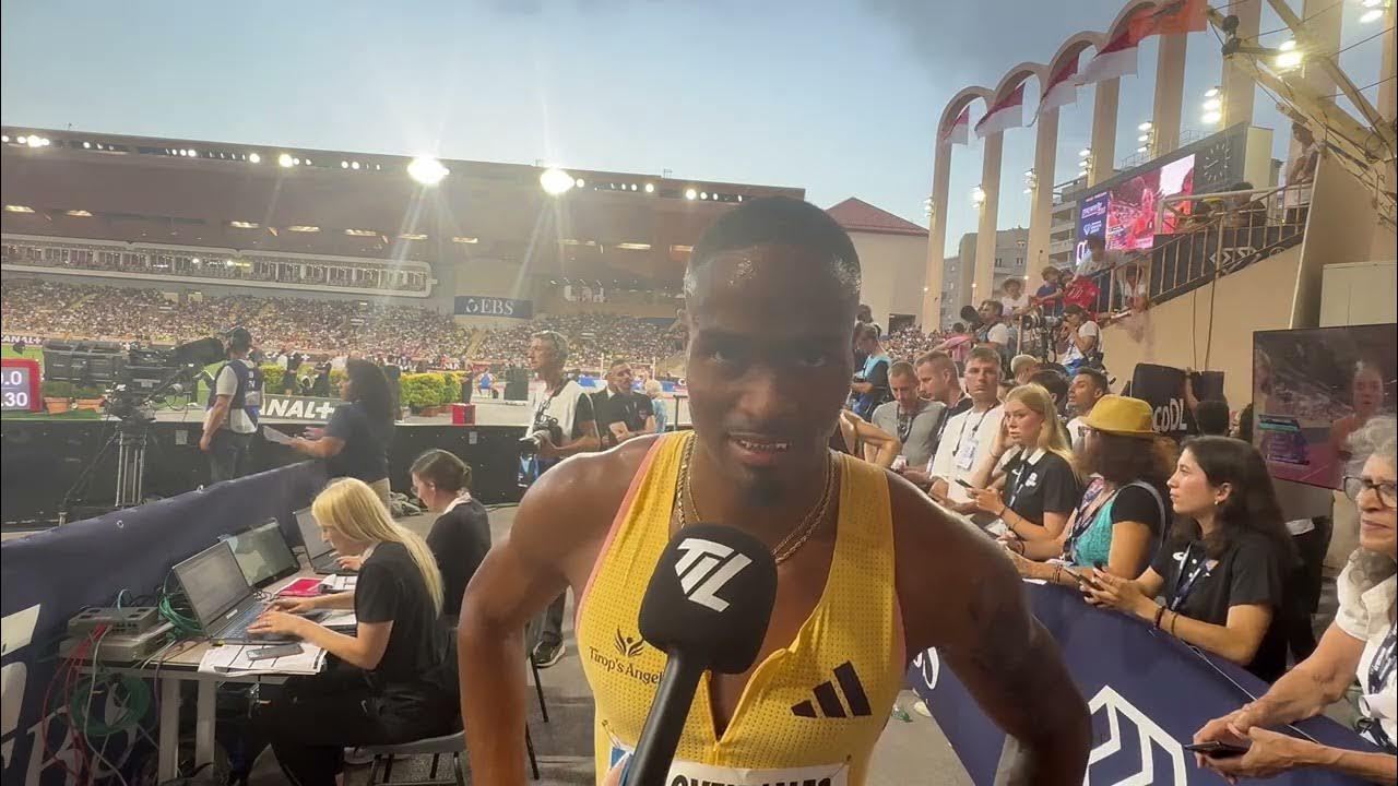 Quincy Hall Sets a BIG 43.80 WORLD LEAD In Men's 400m At Diamond League Monaco 2024