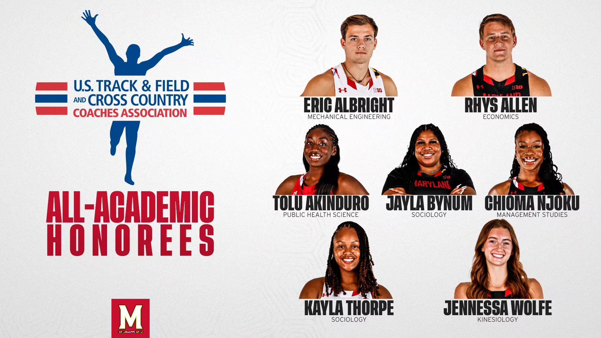 Seven Terps Earn USTFCCCA All-Academic Honors