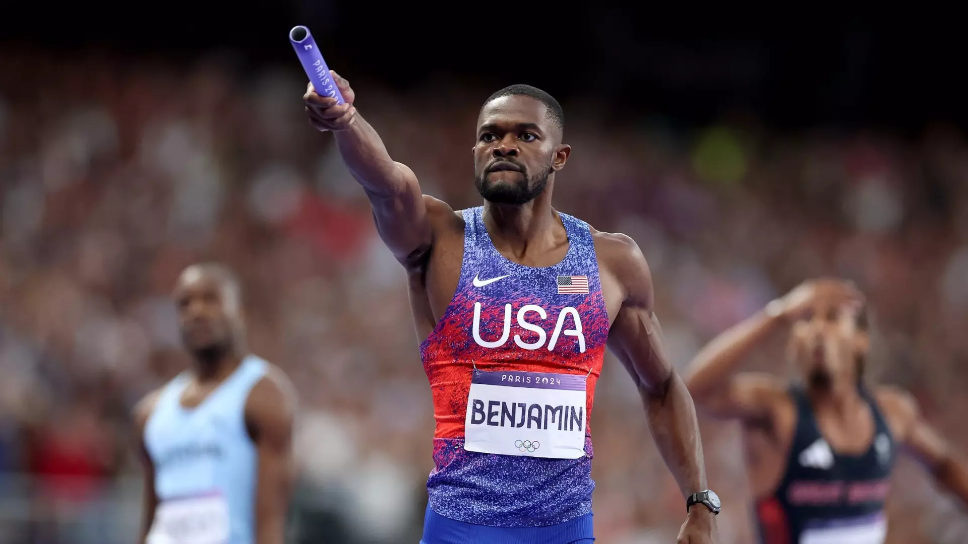 Benjamin Earns Gold, Yeargin and John Bronze Medals During T&F Final Day At Paris Olympics