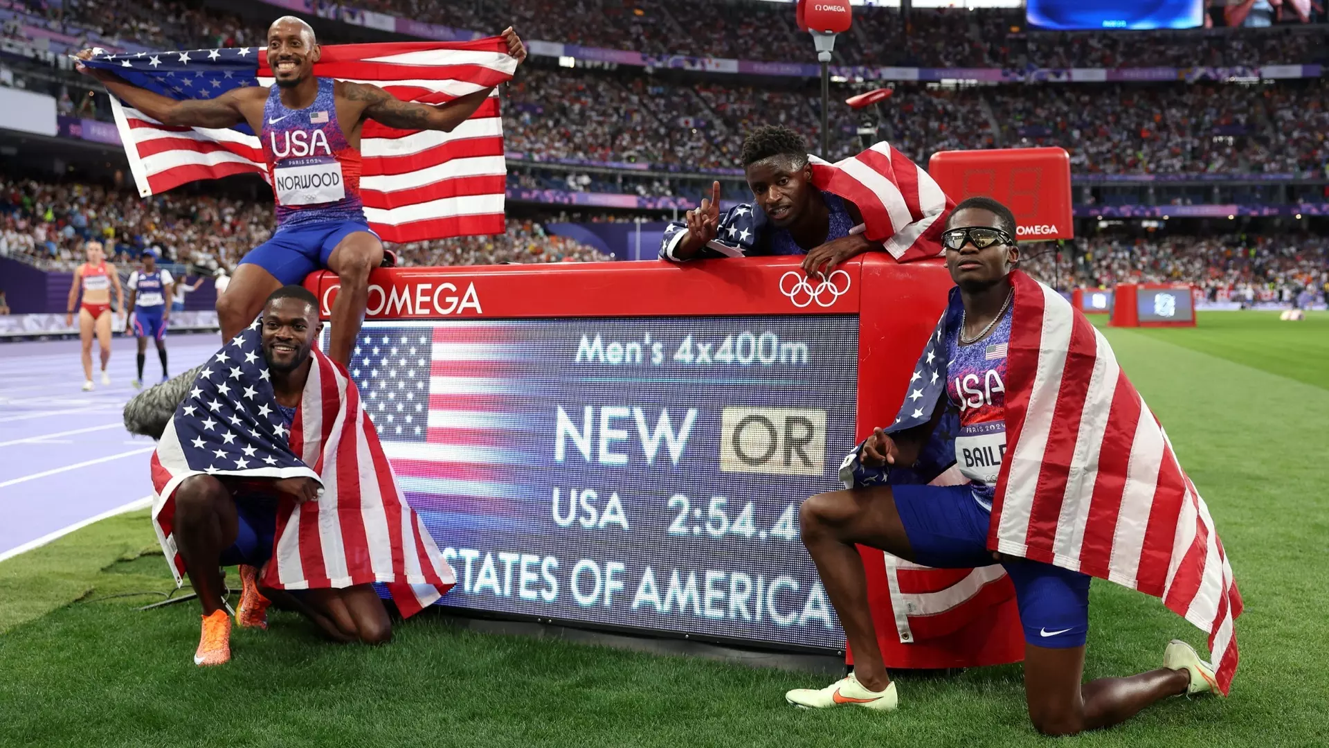 Bailey’s 4x400m Gold Headlines Olympic Performances for Tennessee Track & Field