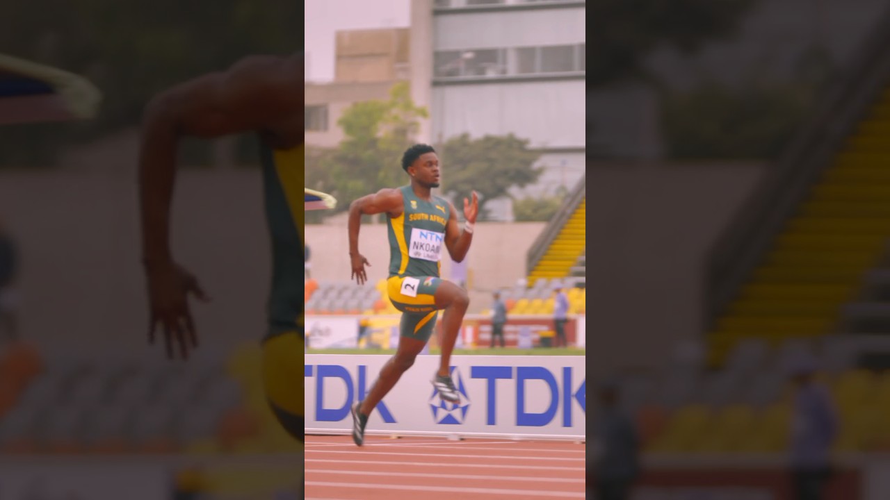 Bradley Nkoana is him 🇿🇦  #shorts #athletics #WorldAthleticsU20