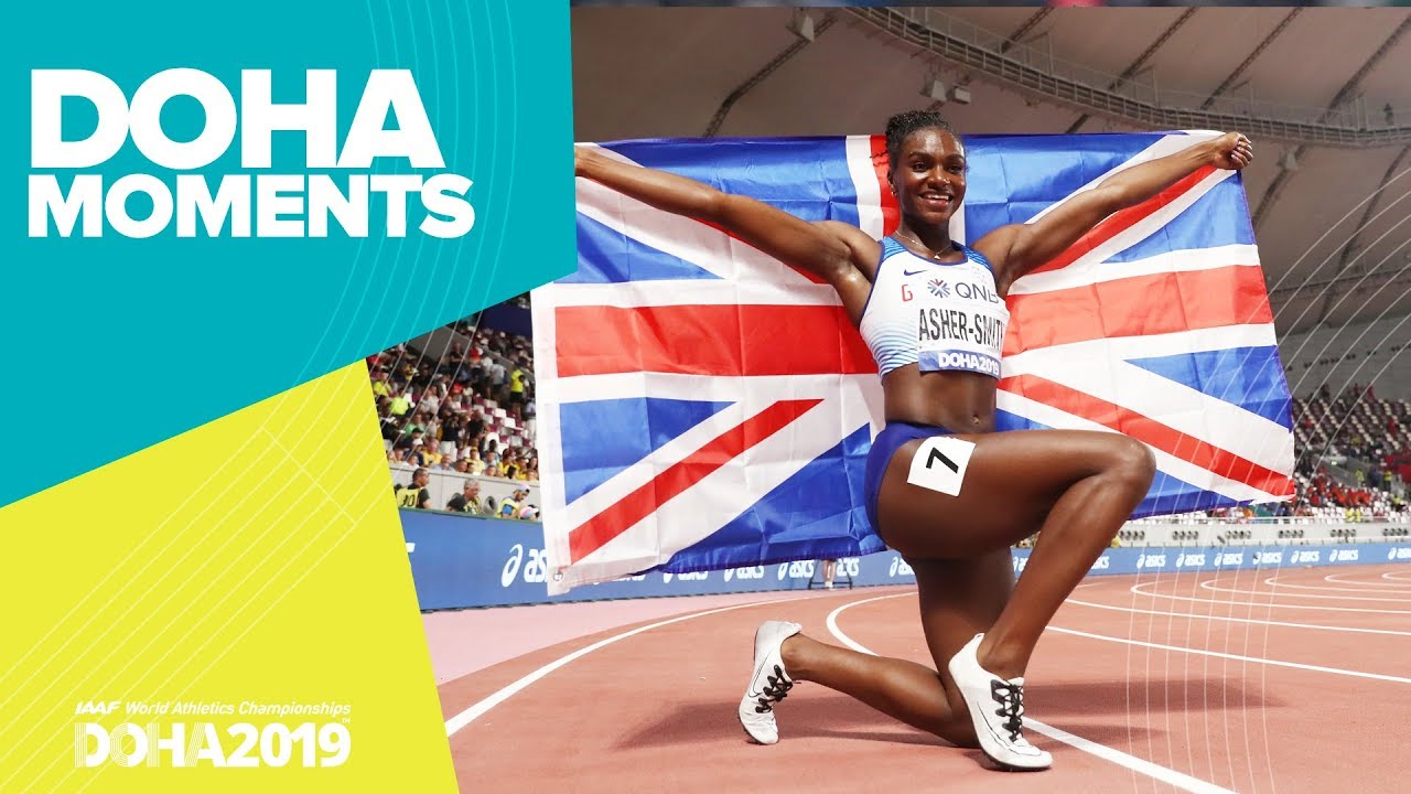 Dina Asher-Smith dominates 200m final | World Athletics Championships 2019 | Doha Moments